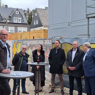 Baustellenbesichtigung