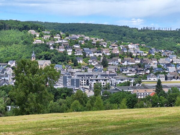 Ortsmitte Neunkirchen vom Hellerberg