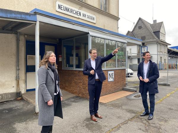 Gemeinsame Besichtigung des Bahnhof Neunkirchen