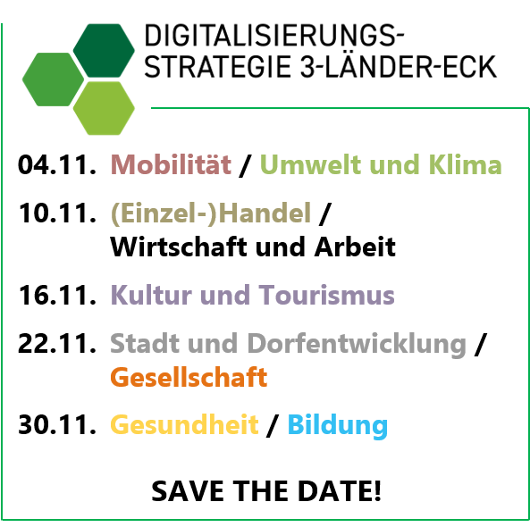 Termine zu den Workshops der Digitalisierungsstrategie